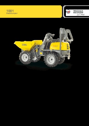 Wozidła kołowe Wacker Neuson 1001 