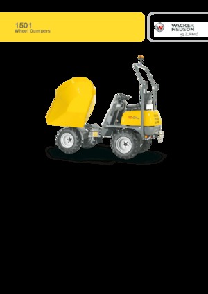 Wozidła kołowe Wacker Neuson 1501 