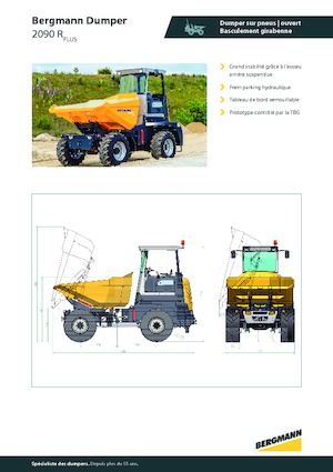 Wozidła kołowe Bergmann 2090R Plus