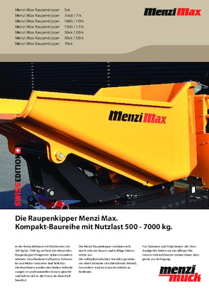 Wozidła gąsienicowe Menzi 7vk