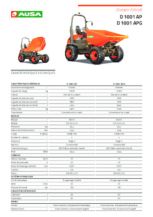 Wozidła kołowe Ausa D 1001 APG