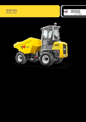 Wozidła kołowe Wacker Neuson DW100