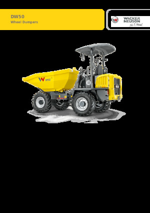 Wozidła kołowe Wacker Neuson DW50
