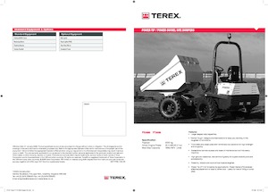Wozidła kołowe Terex PT 3000