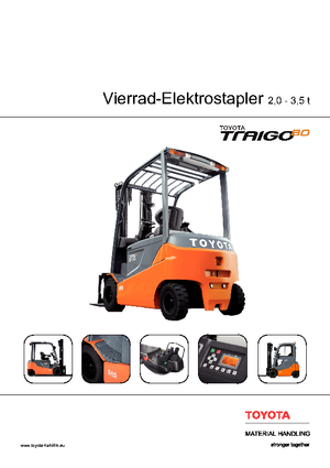 Wózki widłowe elektryczne Toyota 8 FBMT 30