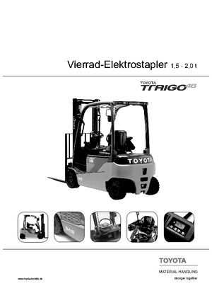 Wózki widłowe elektryczne Toyota 8 FBMT 15
