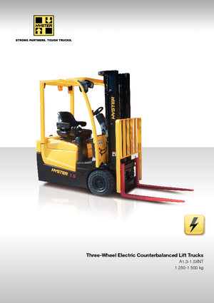 Wózki widłowe elektryczne Hyster A1.3XNT