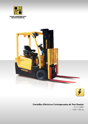 Wózki widłowe elektryczne Hyster A1.3XNT