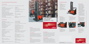 Elektryczne wózki widłowe boczne Linde A 10