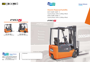 Wózki widłowe elektryczne Doosan B 15 T