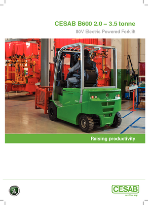Wózki widłowe elektryczne Cesab B 625 L