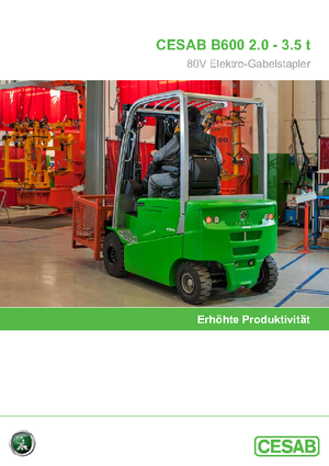 Wózki widłowe elektryczne Cesab B 625 L