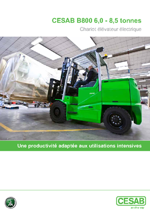 Wózki widłowe elektryczne Cesab B 860