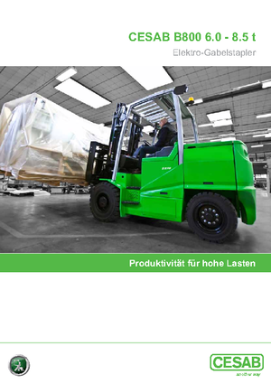 Wózki widłowe elektryczne Cesab B 860