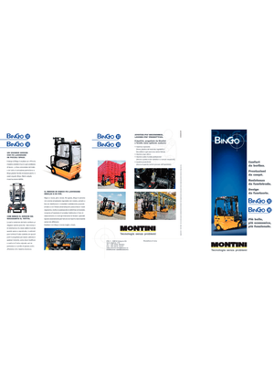 Wózki widłowe elektryczne Montini Bingo plus N 163