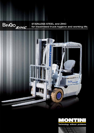 Wózki widłowe elektryczne Montini Bingo Zinc 183