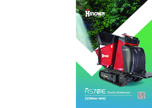 Elektryczne wozidła gąsienicowe Hinowa HS701E