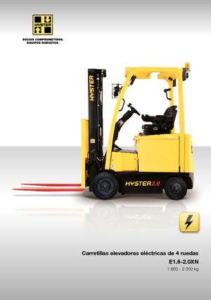 Wózki widłowe elektryczne Hyster E1.6XN