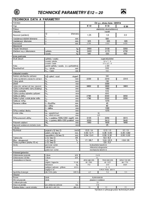 Wózki widłowe elektryczne Desta E 16 ac