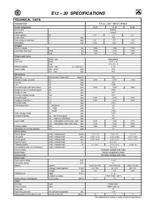 Wózki widłowe elektryczne Desta E 16 ac