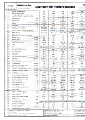 Wózki widłowe elektryczne Linde E 18 C