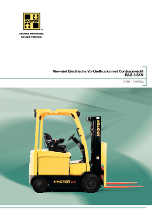 Wózki widłowe elektryczne Hyster E3.0XN