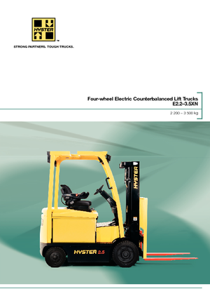 Wózki widłowe elektryczne Hyster E3.0XN