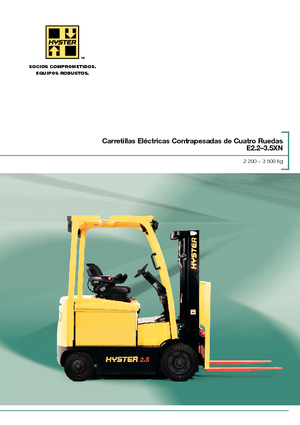 Wózki widłowe elektryczne Hyster E3.0XN