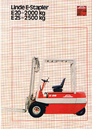 Wózki widłowe elektryczne Linde E 25