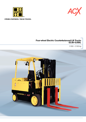 Wózki widłowe elektryczne Hyster E4.0XN