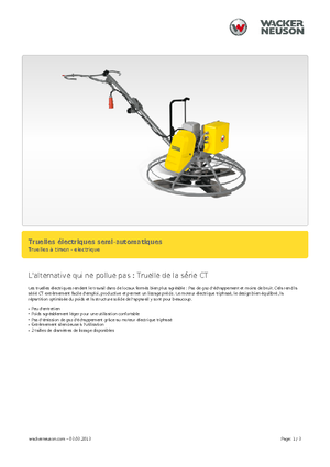Zacieraczki samojezdne Wacker Neuson CT 36-400 E