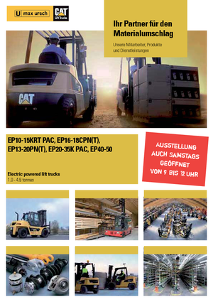 Wózki widłowe elektryczne Caterpillar EP35K PAC