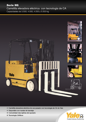 Wózki widłowe elektryczne Yale ERC 45 HG