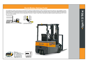 Wózki widłowe z silnikiem wysokoprężnym OMG Ergos III 15 TA 3 ac