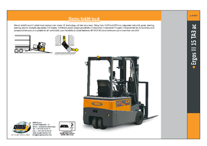 Wózki widłowe z silnikiem wysokoprężnym OMG Ergos III 15 TA 3