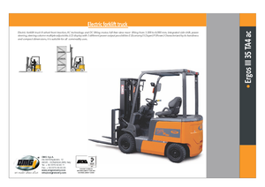 Wózki widłowe z silnikiem wysokoprężnym OMG Ergos III 35 TA 4