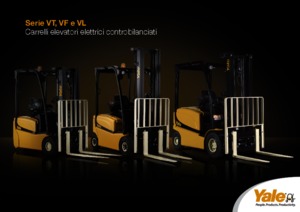 Wózki widłowe elektryczne Yale ERP 18 VF