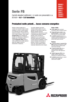 Wózki widłowe elektryczne Mitsubishi FB45