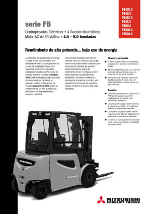 Wózki widłowe elektryczne Mitsubishi FB45