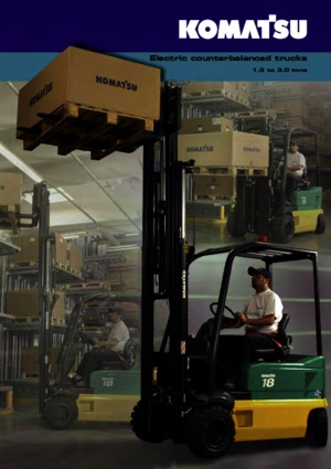 Wózki widłowe elektryczne Komatsu FB 18 M 2 R