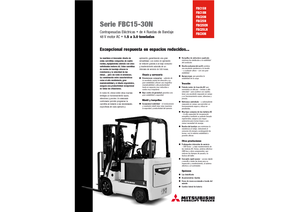 Wózki widłowe elektryczne Mitsubishi FBC 25 N