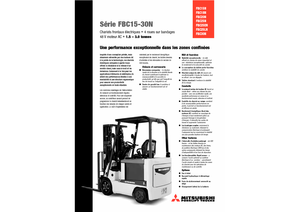 Wózki widłowe elektryczne Mitsubishi FBC 25 N