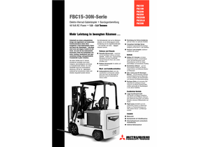 Wózki widłowe elektryczne Mitsubishi FBC 25 N