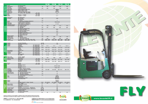 Wózki widłowe elektryczne Levante FLY 08