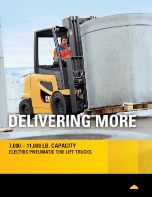 Wózki widłowe elektryczne Caterpillar 2EPC8000