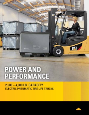 Wózki widłowe elektryczne Caterpillar 2ET3500