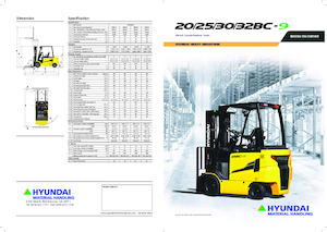 Wózki widłowe elektryczne Hyundai 32BC-9