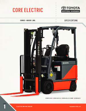 Wózki widłowe elektryczne Toyota 8FBCU25-COMP