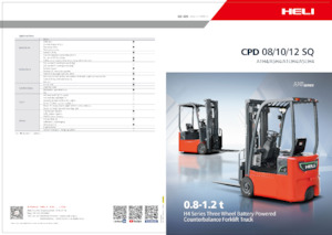 Wózki widłowe elektryczne Heli CPD12SQ