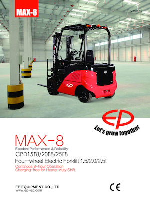 Wózki widłowe elektryczne EP CPD15F8